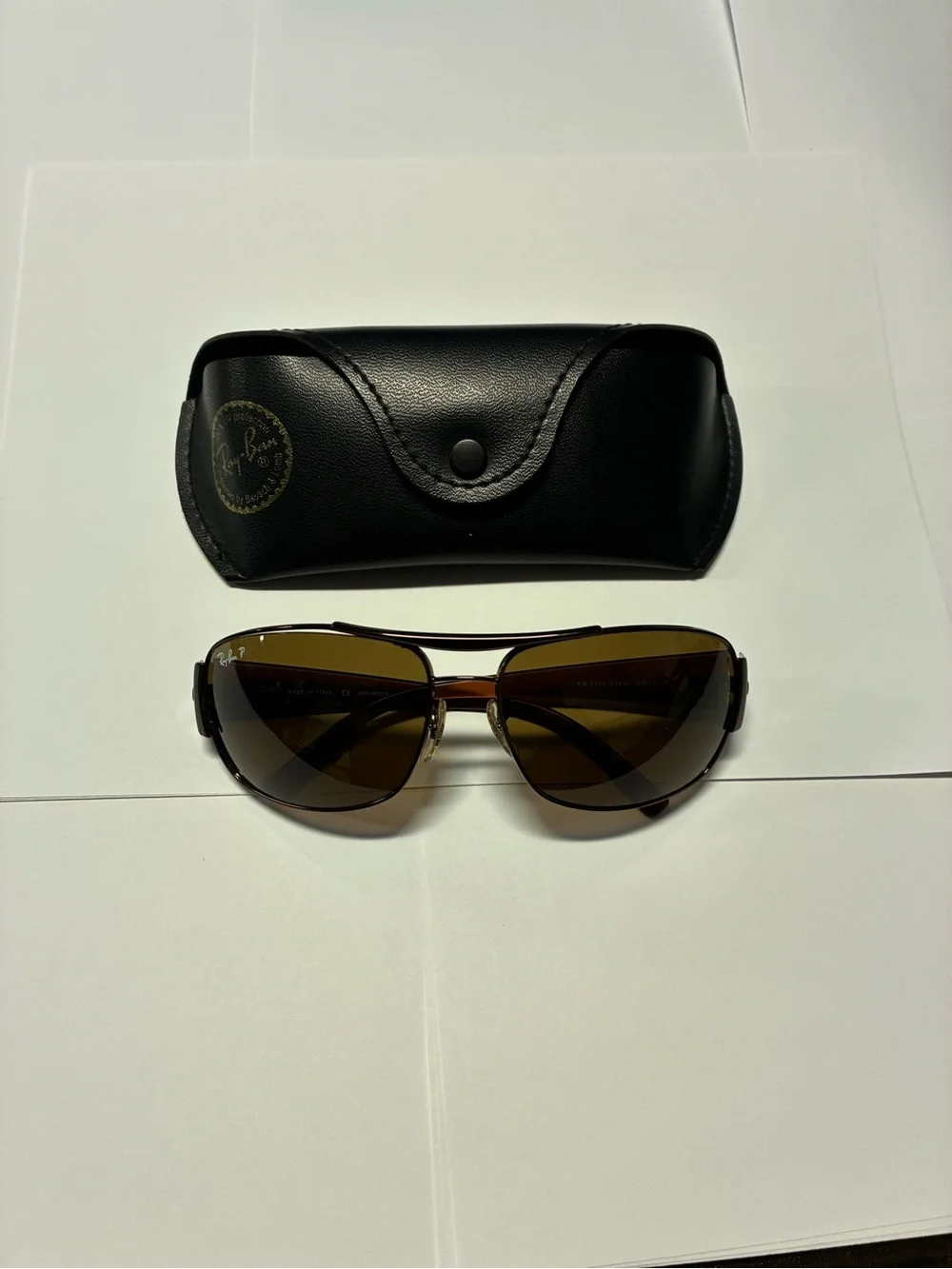 Ray-Ban Brown Frame Sunglasses made in Italy